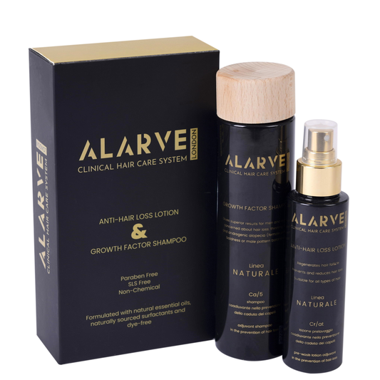 Revitalize Your Hair: Alarve London Anti-Hair Loss Lotion & Growth Factor Shampoo