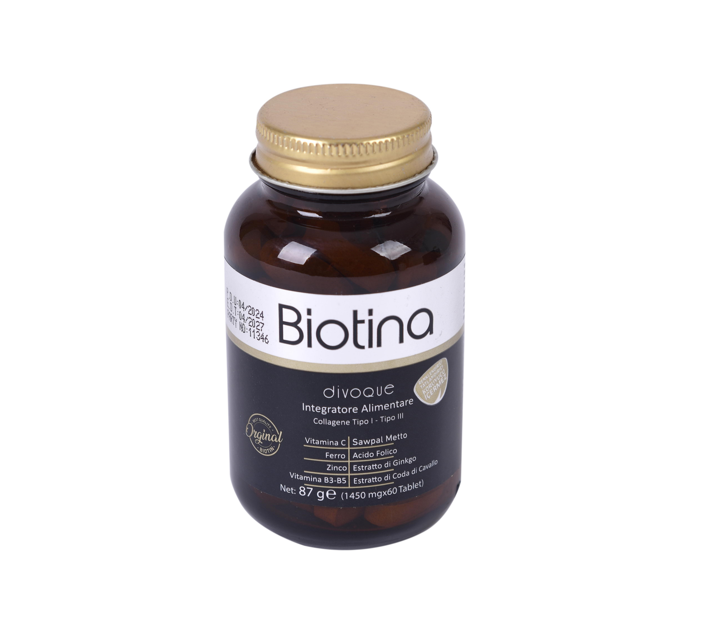 Biotina Divoque – Hair Loss Prevention Supplement