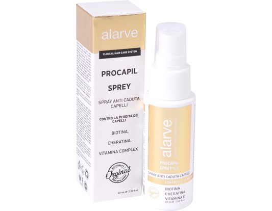 The Ultimate Solution to Hair Loss: Strengthen and Revitalize Your Hair with Alarve Procapil Spray!