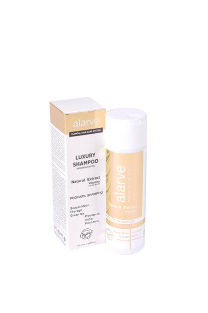 ALARVE LUXURY SHAMPOO | OZONIZED OLIVE OIL | PROCAPIL SHAMPOO