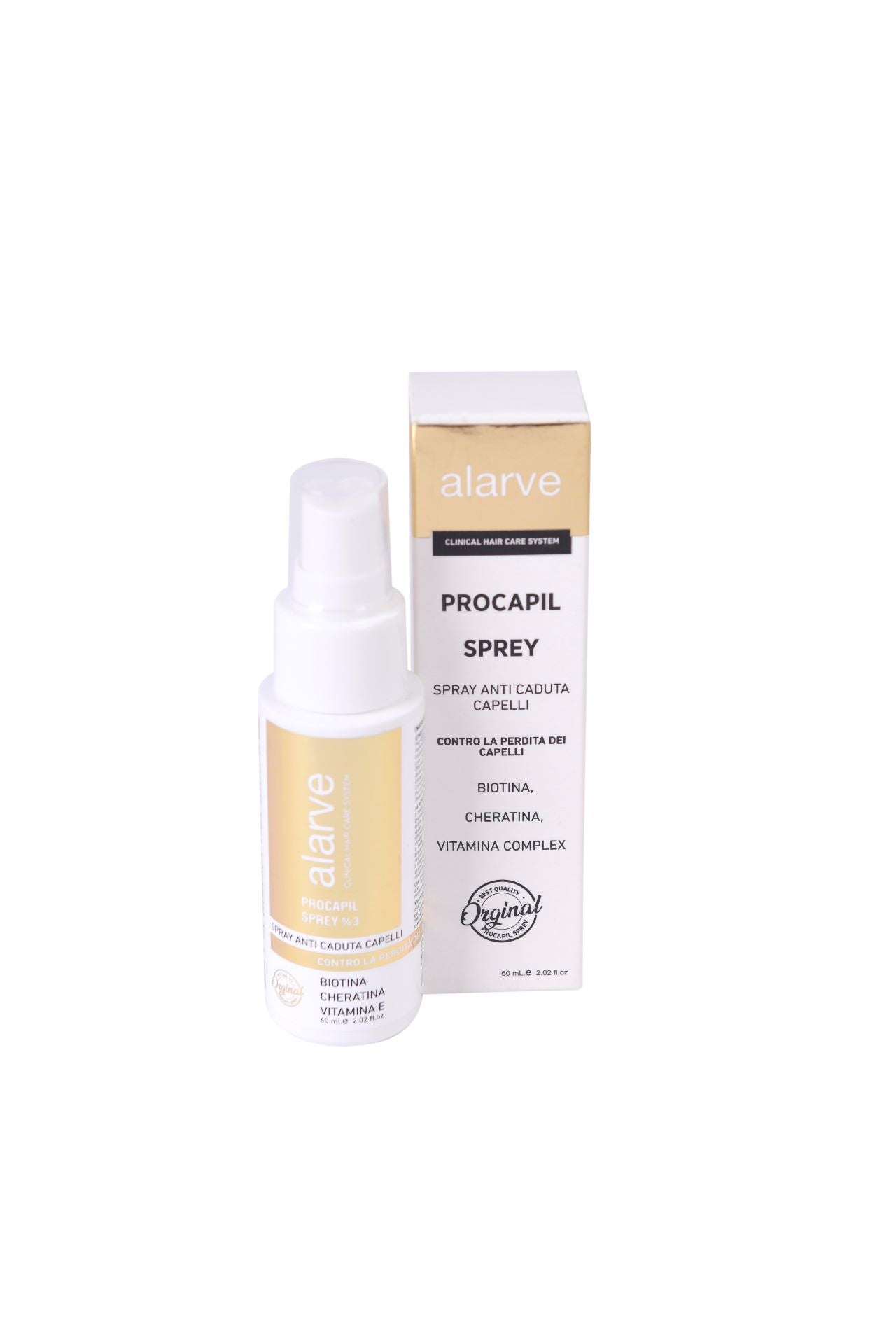 Alarve Procapil Spray | SPRAY ANTI CADUTA CAPELLI | Anti-Hair Loss Spray